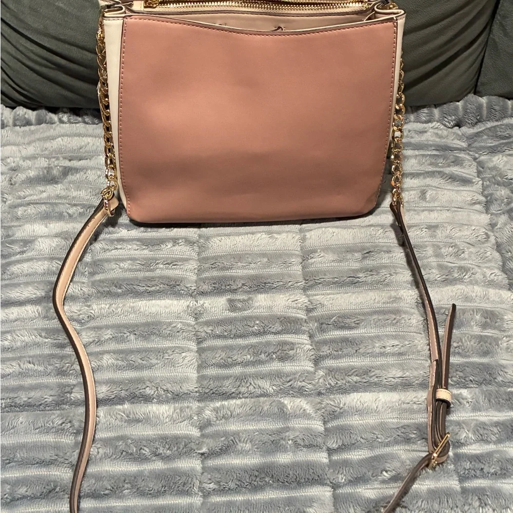 Nine West Pink and Cream Crossbody Bag - Picture 3 of 5